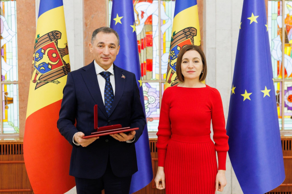 Moldova Prezidenti Azərbaycan səfirini “Şərəf” Ordeni ilə təltif edib