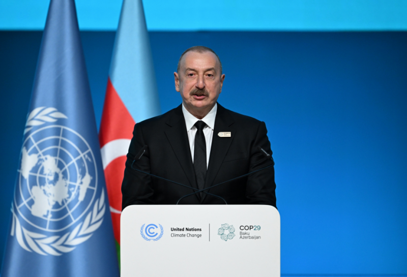 COP29-un liderlər sammiti başladı-cənab prezident İlham Əliyev çıxış edir