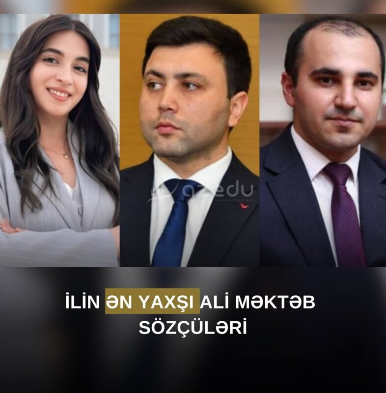 İlin ən yaxşı ali məktəb sözçüsü" səsverməsinin nəticələri açıqlanıb